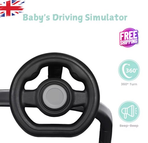 Stroller steering wheel toy - steering,